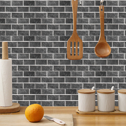 Retro Tile-style PVC Self-adhesive Wall Stickers