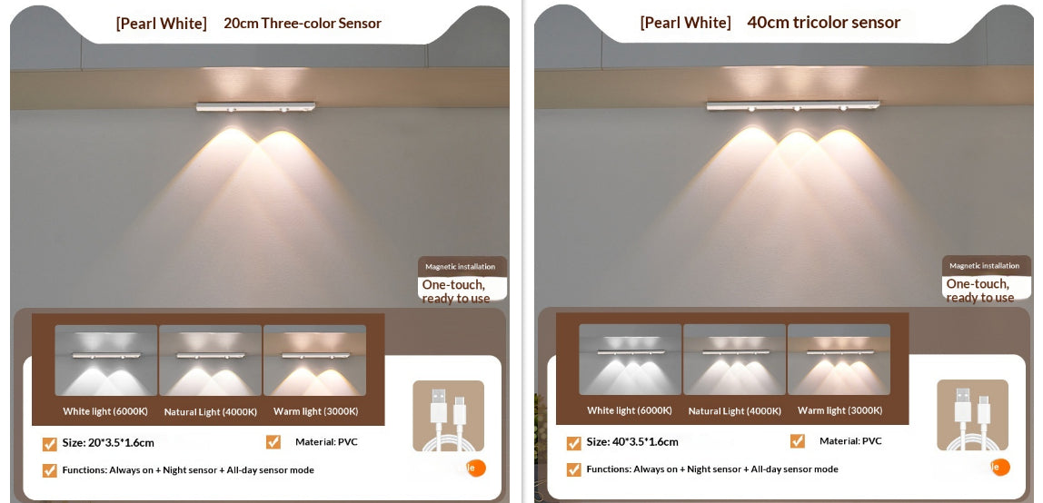 Smart LED Motion Sensor Cabinet Light Strip