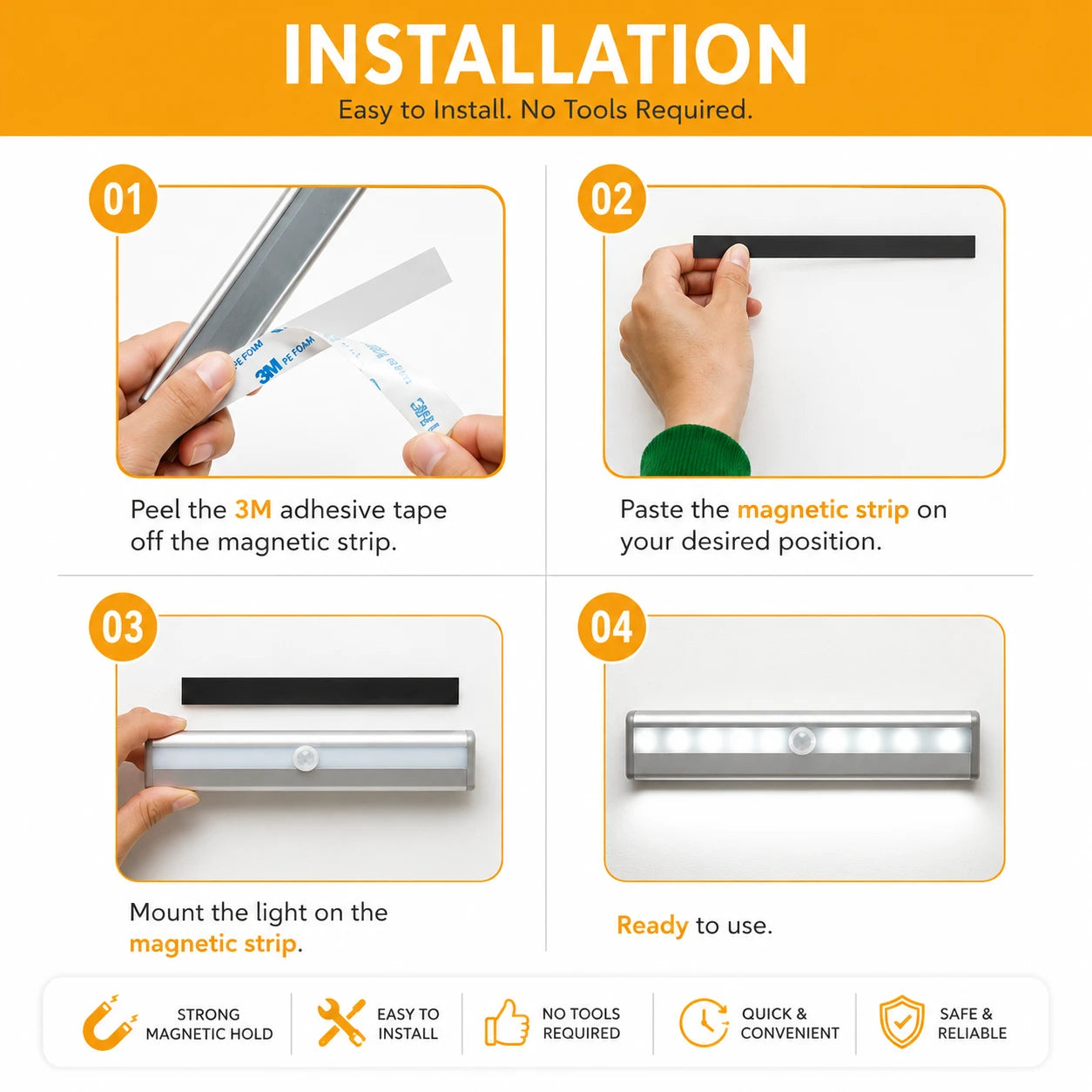Smart Induction Cabinet Lamp