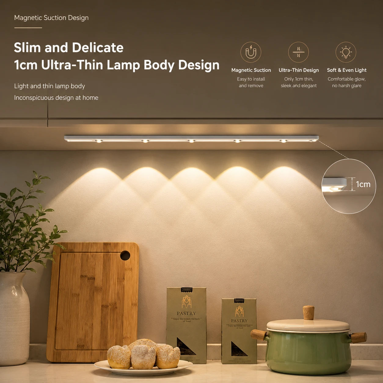 Smart LED Motion Sensor Cabinet Light Strip