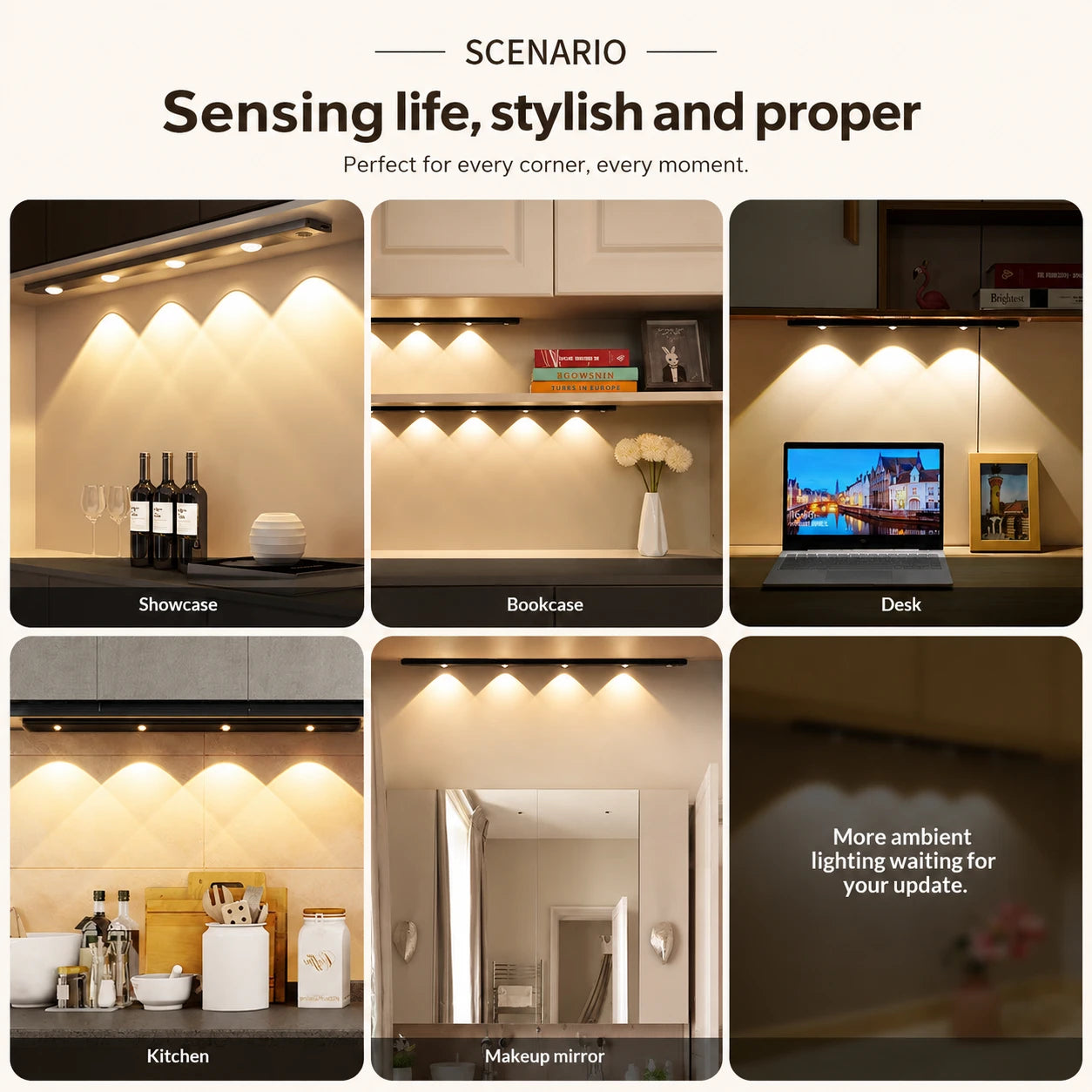 Smart LED Motion Sensor Cabinet Light Strip