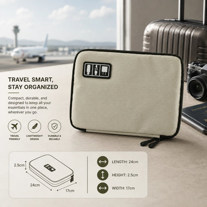 Waterproof Nylon Travel Tech Pouch