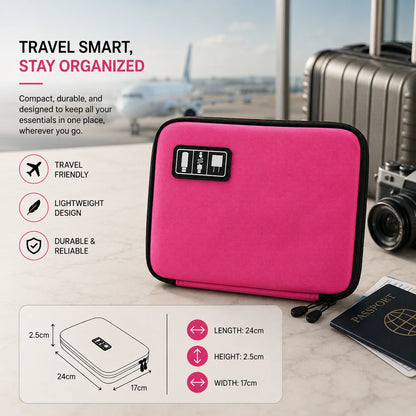 Waterproof Nylon Travel Tech Pouch