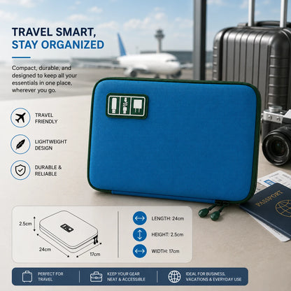 Waterproof Nylon Travel Tech Pouch