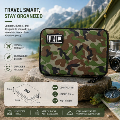 Waterproof Nylon Travel Tech Pouch
