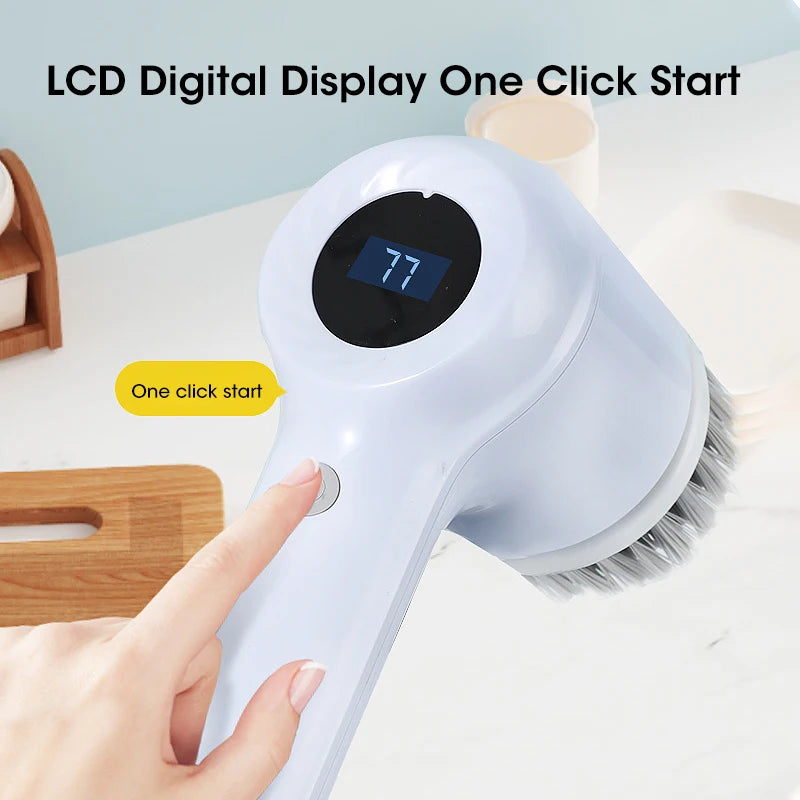 Electric Spin Scrubber – Cordless Power Cleaning Brush