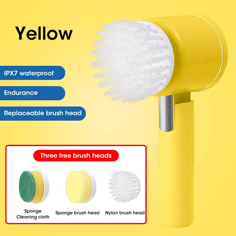 Electric Spin Scrubber – Cordless Power Cleaning Brush